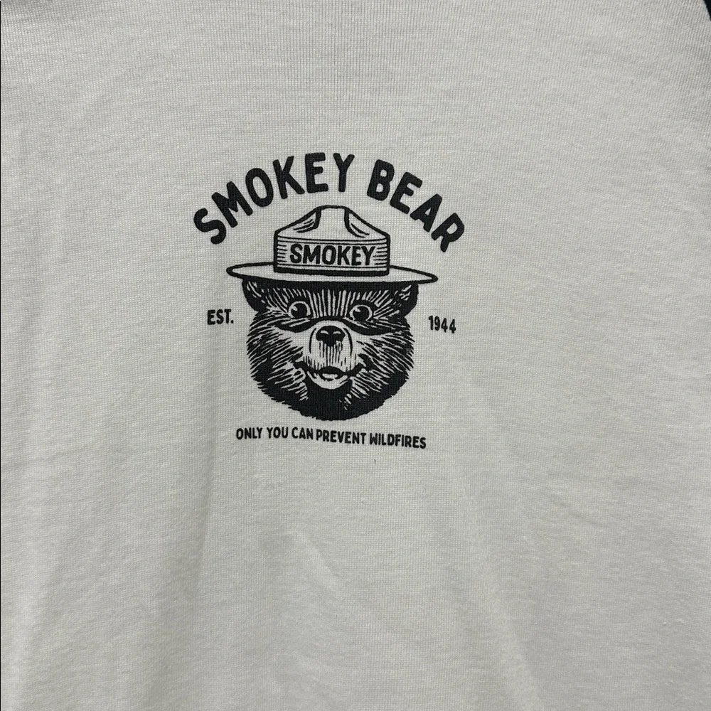 SMOKEY BEAR RAGLAN GRAPHIC BABY TEE - Picture 5 of 8